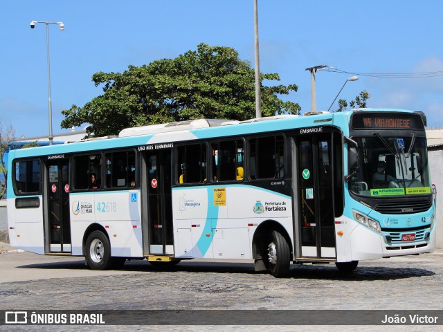 Auto Viação Dragão do Mar 42618 na cidade de Fortaleza, Ceará, Brasil, por João Victor. Número da foto: #9972035.