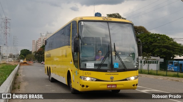 Viação Itapemirim 5731 na cidade de São José dos Campos, São Paulo, Brasil, por Robson Prado. Número da foto: #9970185.