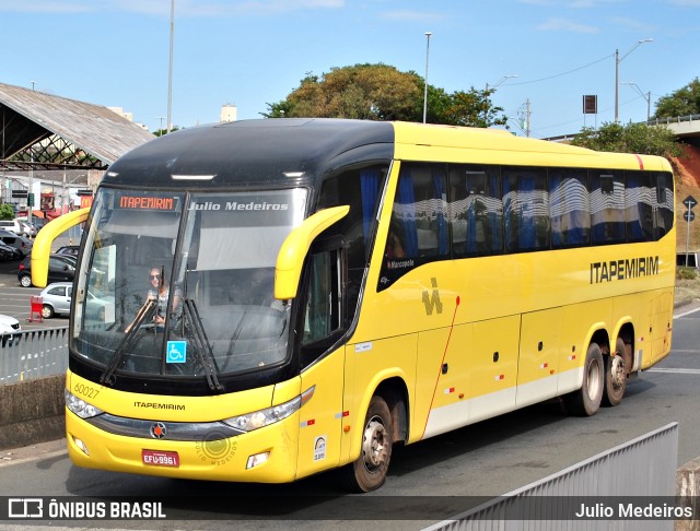 Viação Itapemirim 60027 na cidade de Campinas, São Paulo, Brasil, por Julio Medeiros. ID da foto: 9970590.