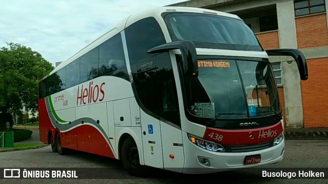 Helios Coletivos e Cargas 438 na cidade de Santa Maria, Rio Grande do Sul, Brasil, por Busologo Holken. Número da foto: #9969956.