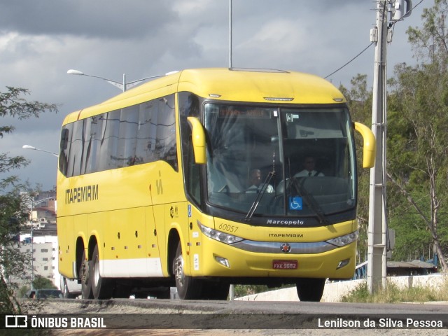 Viação Itapemirim 60057 na cidade de Caruaru, Pernambuco, Brasil, por Lenilson da Silva Pessoa. ID da foto: 9970948.