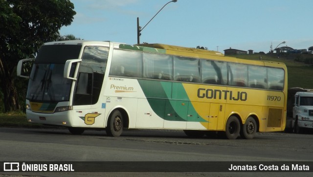 Empresa Gontijo de Transportes 11970 na cidade de João Monlevade, Minas Gerais, Brasil, por Jonatas Costa da Mata. ID da foto: 9970281.