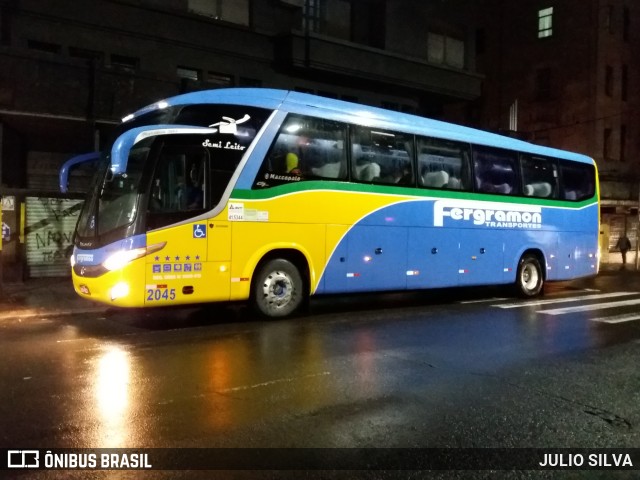 Fergramon Transportes 2045 na cidade de Porto Alegre, Rio Grande do Sul, Brasil, por JULIO SILVA. ID da foto: 9971497.