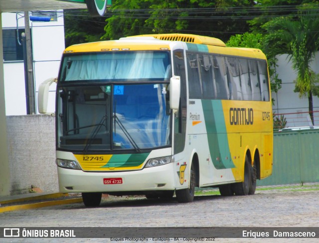 Empresa Gontijo de Transportes 12745 na cidade de Eunápolis, Bahia, Brasil, por Eriques  Damasceno. ID da foto: 9971943.