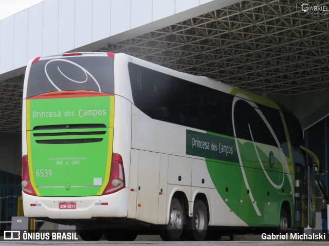 Expresso Princesa dos Campos 6539 na cidade de Ponta Grossa, Paraná, Brasil, por Gabriel Michalski. ID da foto: 9971504.