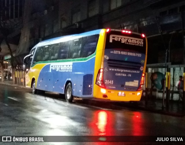 Fergramon Transportes 2045 na cidade de Porto Alegre, Rio Grande do Sul, Brasil, por JULIO SILVA. ID da foto: 9971502.