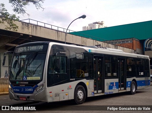 Sambaíba Transportes Urbanos 2 2493 na cidade de São Paulo, São Paulo, Brasil, por Felipe Goncalves do Vale. ID da foto: 9970171.