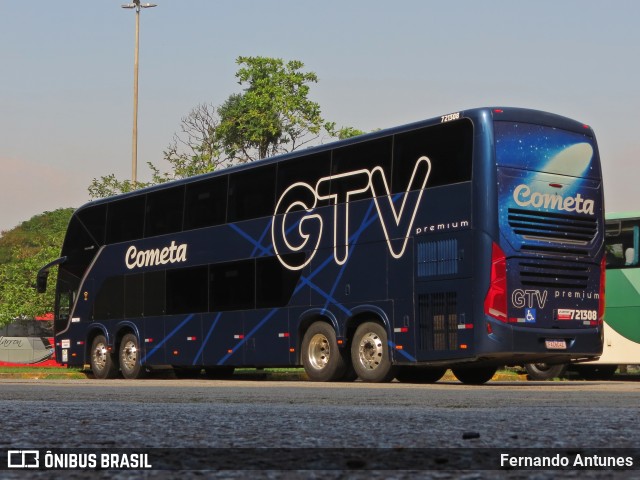 Viação Cometa 721308 na cidade de São Paulo, São Paulo, Brasil, por Fernando Antunes. Número da foto: #9976452.