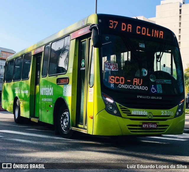 Expresso Miramar 2.3.016 na cidade de Niterói, Rio de Janeiro, Brasil, por Luiz Eduardo Lopes da Silva. Número da foto: #9974978.