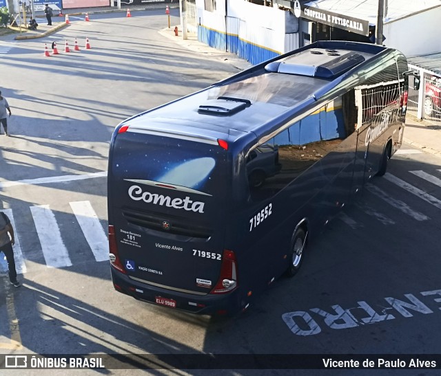 Viação Cometa 719552 na cidade de Aparecida, São Paulo, Brasil, por Vicente de Paulo Alves. Número da foto: #9974915.
