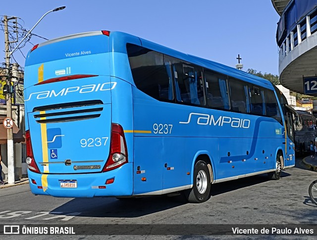 Viação Sampaio 9237 na cidade de Aparecida, São Paulo, Brasil, por Vicente de Paulo Alves. ID da foto: 9974951.