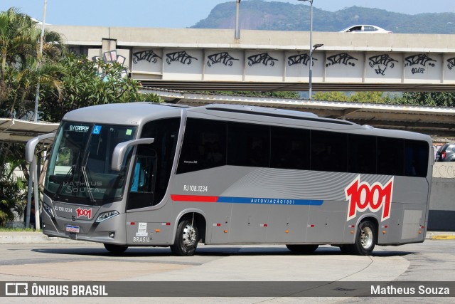 Auto Viação 1001 RJ 108.1234 na cidade de Rio de Janeiro, Rio de Janeiro, Brasil, por Matheus Souza. Número da foto: #9976919.