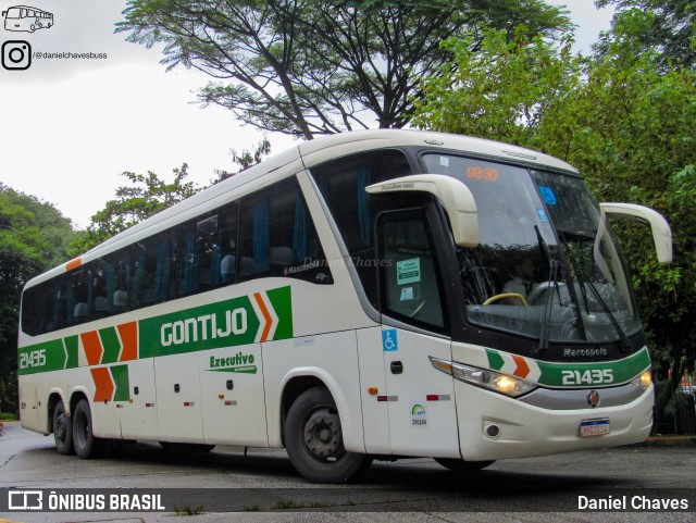 Empresa Gontijo de Transportes 21435 na cidade de São Paulo, São Paulo, Brasil, por Daniel Chaves. ID da foto: 9976352.