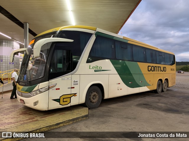 Empresa Gontijo de Transportes 16515 na cidade de João Monlevade, Minas Gerais, Brasil, por Jonatas Costa da Mata. ID da foto: 9978076.