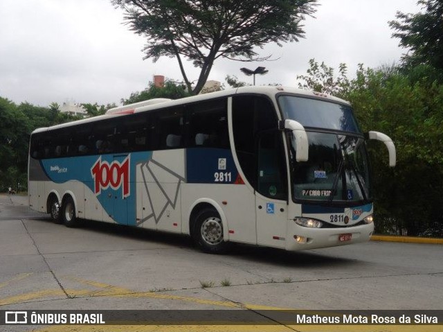 Auto Viação 1001 2811 na cidade de São Paulo, São Paulo, Brasil, por Matheus Mota Rosa da Silva. ID da foto: 9978203.