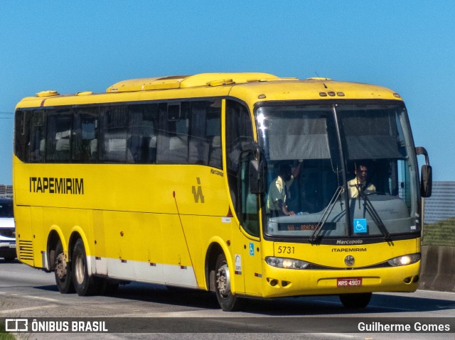Viação Itapemirim 5731 na cidade de Itaboraí, Rio de Janeiro, Brasil, por Guilherme Gomes. Número da foto: #9978375.