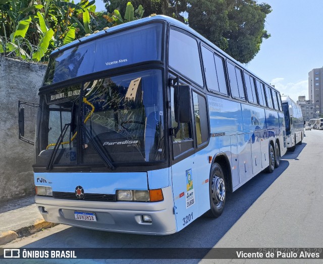 FJK Turismo 3201 na cidade de Aparecida, São Paulo, Brasil, por Vicente de Paulo Alves. ID da foto: 9977771.