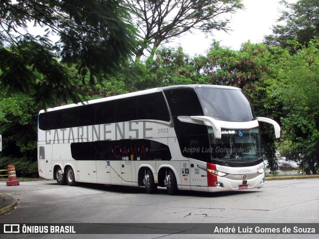 Auto Viação Catarinense 319313 na cidade de São Paulo, São Paulo, Brasil, por André Luiz Gomes de Souza. ID da foto: 9982021.