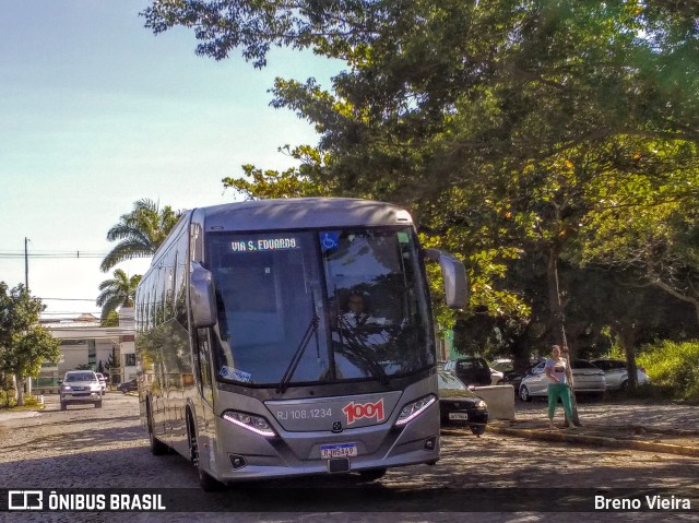 Auto Viação 1001 RJ 108.1234 na cidade de Campos dos Goytacazes, Rio de Janeiro, Brasil, por Breno Vieira. Número da foto: #9980729.