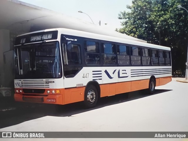 VB Transportes e Turismo 447 na cidade de Paulínia, São Paulo, Brasil, por Allan Henrique. Número da foto: #9982536.