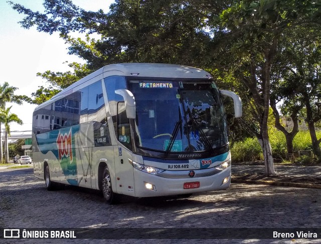 Auto Viação 1001 RJ 108.482 na cidade de Campos dos Goytacazes, Rio de Janeiro, Brasil, por Breno Vieira. ID da foto: 9980717.