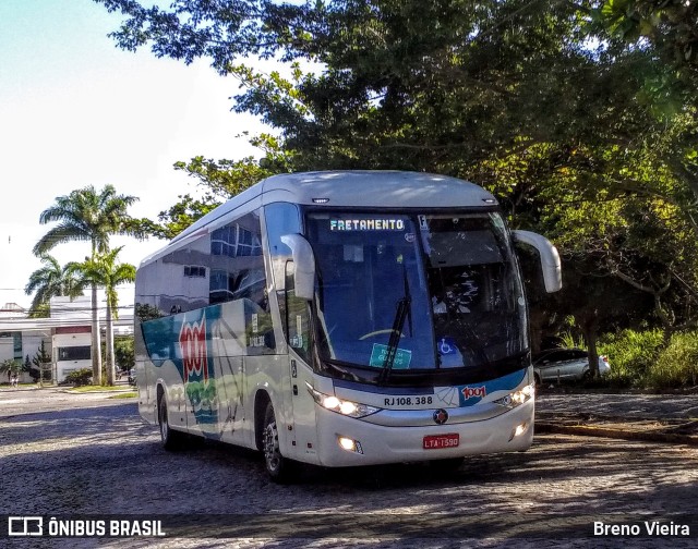 Auto Viação 1001 RJ 108.388 na cidade de Campos dos Goytacazes, Rio de Janeiro, Brasil, por Breno Vieira. ID da foto: 9980711.