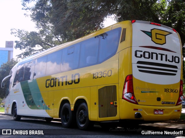 Empresa Gontijo de Transportes 18360 na cidade de Curitiba, Paraná, Brasil, por Guilherme Neudorff. ID da foto: 9982112.