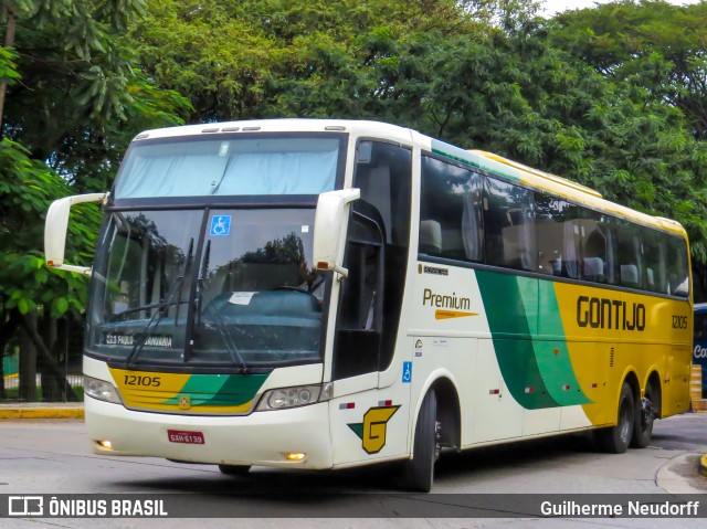 Empresa Gontijo de Transportes 12105 na cidade de São Paulo, São Paulo, Brasil, por Guilherme Neudorff. Número da foto: #9982043.