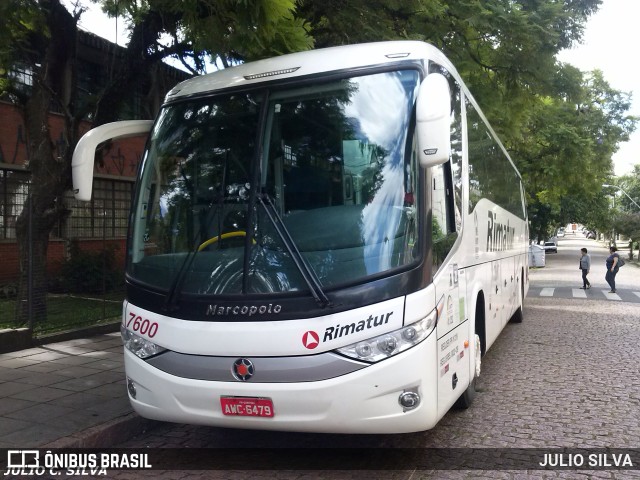 Rimatur Transportes 7600 na cidade de Porto Alegre, Rio Grande do Sul, Brasil, por JULIO SILVA. Número da foto: #9983089.