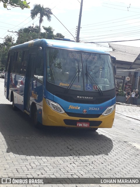 Rápido Expresso Fênix Viação 25263 na cidade de Ilhabela, São Paulo, Brasil, por Lohan Mariano. Número da foto: #9983531.