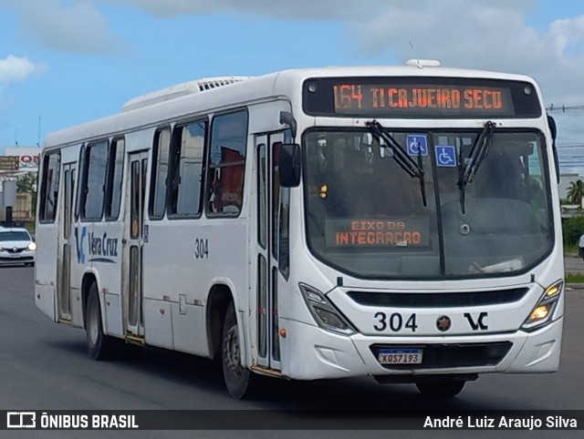 Expresso Vera Cruz 304 na cidade de Jaboatão dos Guararapes, Pernambuco, Brasil, por André Luiz Araujo Silva. ID da foto: 9984136.