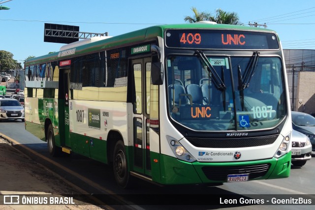 Viação Paraense Cuiabá Transportes 1087 na cidade de Cuiabá, Mato Grosso, Brasil, por Leon Gomes. Número da foto: #9983463.