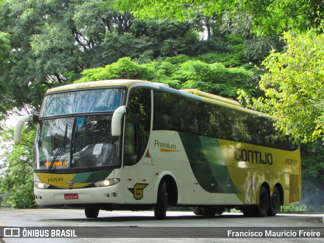 Empresa Gontijo de Transportes 14700 na cidade de São Paulo, São Paulo, Brasil, por Francisco Mauricio Freire. Número da foto: #9985234.