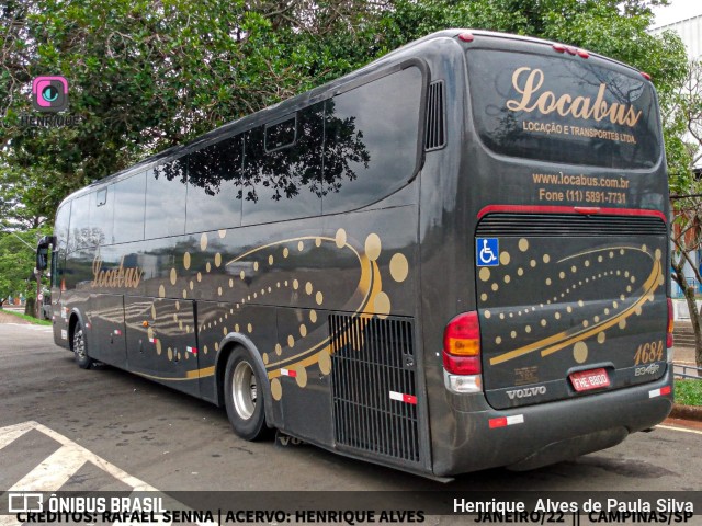 Locabus Locação e Transportes 1684 na cidade de Campinas, São Paulo, Brasil, por Henrique Alves de Paula Silva. Número da foto: #9985299.