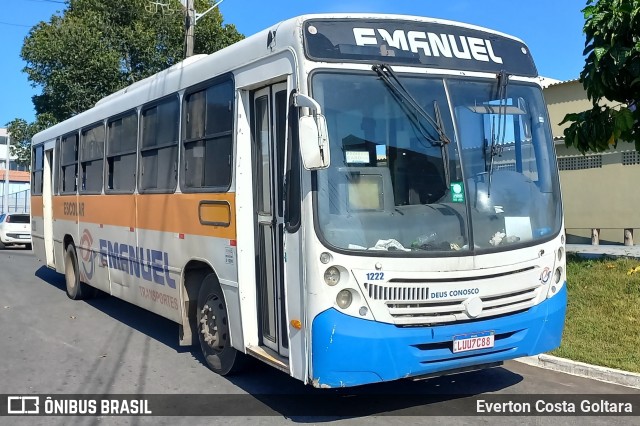 Emanuel Transportes 1222 na cidade de Cariacica, Espírito Santo, Brasil, por Everton Costa Goltara. ID da foto: 9983273.