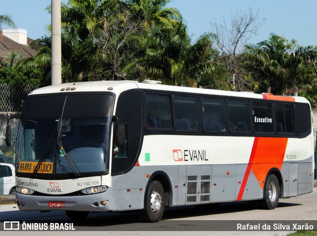 Evanil Transportes e Turismo RJ 132.105 na cidade de Rio de Janeiro, Rio de Janeiro, Brasil, por Rafael da Silva Xarão. Número da foto: #9985483.