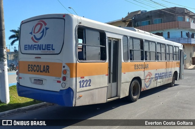 Emanuel Transportes 1222 na cidade de Cariacica, Espírito Santo, Brasil, por Everton Costa Goltara. ID da foto: 9983270.