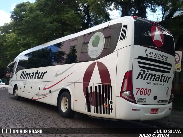 Rimatur Transportes 7600 na cidade de Porto Alegre, Rio Grande do Sul, Brasil, por JULIO SILVA. ID da foto: 9983086.