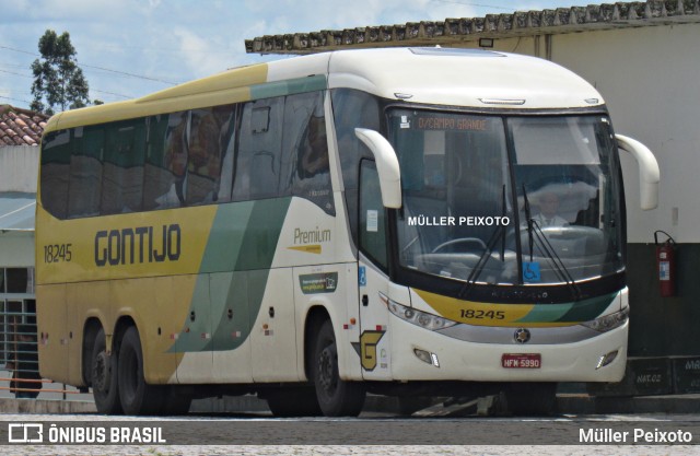 Empresa Gontijo de Transportes 18245 na cidade de Rio Largo, Alagoas, Brasil, por Müller Peixoto. ID da foto: 9982968.