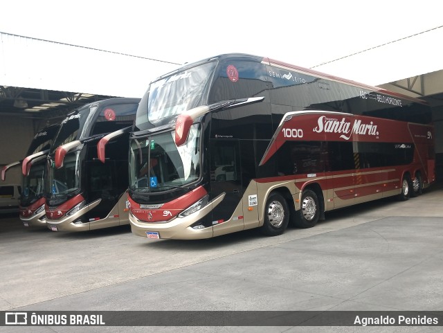 Santa Maria Fretamento e Turismo > Transportes Santa Maria(SP) 1000 na cidade de São Bernardo do Campo, São Paulo, Brasil, por Agnaldo Penides. Número da foto: #9983701.