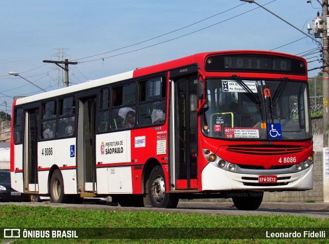 Express Transportes Urbanos Ltda 4 8086 na cidade de São Paulo, São Paulo, Brasil, por Leonardo Fidelli. ID da foto: 9985827.