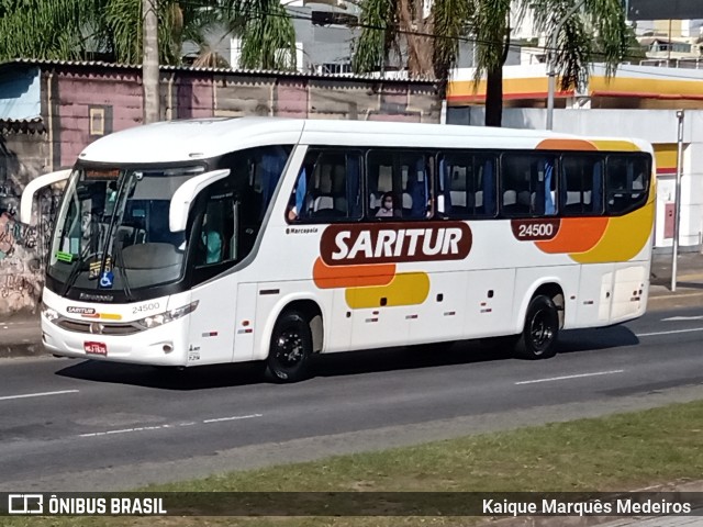 Saritur - Santa Rita Transporte Urbano e Rodoviário 24500 na cidade de Belo Horizonte, Minas Gerais, Brasil, por Kaique Marquês Medeiros . ID da foto: 9985518.