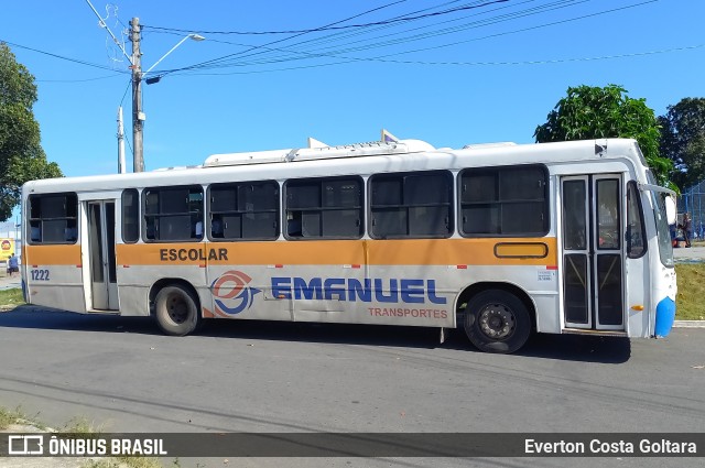 Emanuel Transportes 1222 na cidade de Cariacica, Espírito Santo, Brasil, por Everton Costa Goltara. ID da foto: 9983272.