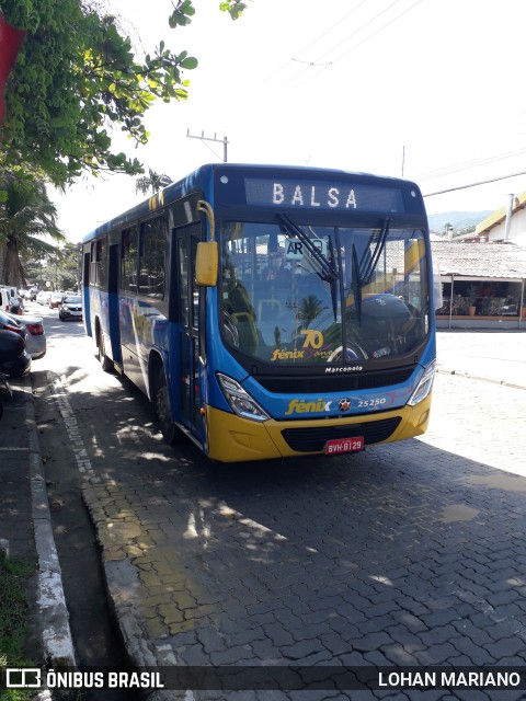 Rápido Expresso Fênix Viação 25250 na cidade de Ilhabela, São Paulo, Brasil, por Lohan Mariano. Número da foto: #9983534.