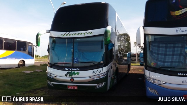 Aliança Turismo 3008 na cidade de Porto Alegre, Rio Grande do Sul, Brasil, por JULIO SILVA. Número da foto: #10051889.