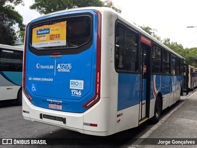 Transurb A72176 na cidade de Rio de Janeiro, Rio de Janeiro, Brasil, por Jorge Gonçalves. ID da foto: 10049457.