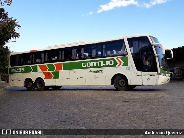 Empresa Gontijo de Transportes 21235 na cidade de Vitória da Conquista, Bahia, Brasil, por Anderson Queiroz. ID da foto: 10051006.