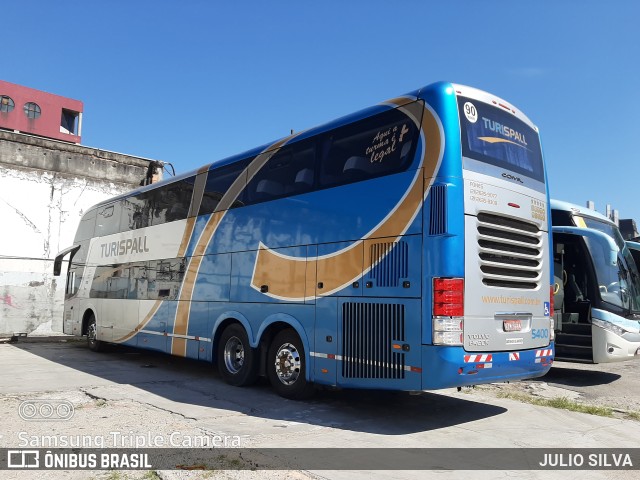 Turispall Transporte e Turismo 5400 na cidade de São Paulo, São Paulo, Brasil, por JULIO SILVA. ID da foto: 10052409.