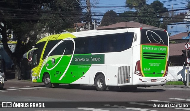 Expresso Princesa dos Campos 6464 na cidade de Curitiba, Paraná, Brasil, por Amauri Caetano. ID da foto: 10050751.