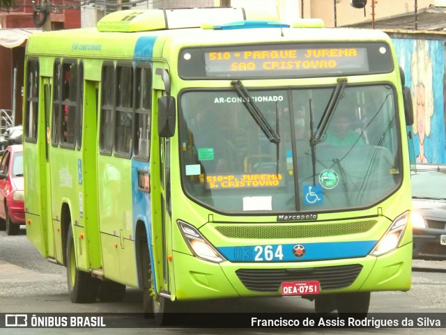 EMTRACOL - Empresa de Transportes Coletivos 03264 na cidade de Teresina, Piauí, Brasil, por Francisco de Assis Rodrigues da Silva. Número da foto: #10049422.